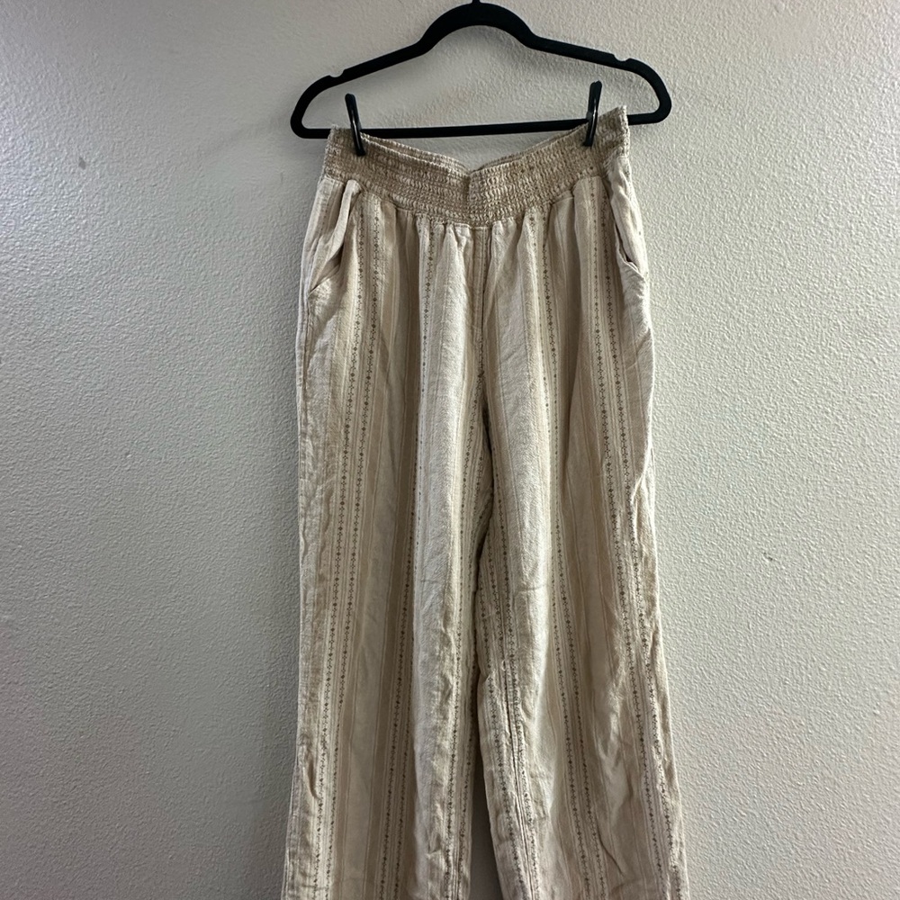 Briggs New York Beige Textured Pants